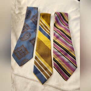 1970's Funky Vintage Ties Bundle Of 3